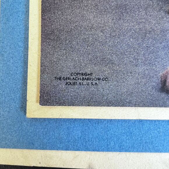 1947 Chrustnas Card Spaniel Puppies Dogs, Calendar Inside Ephemeral Pennsylvania - Picture 6 of 11